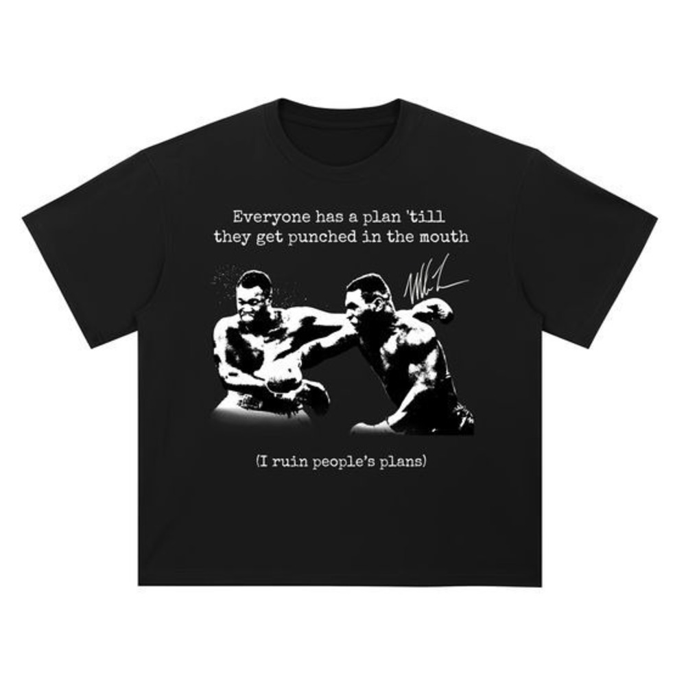 Mike Tyson Quote T-shirt Boxing Graphic Tee